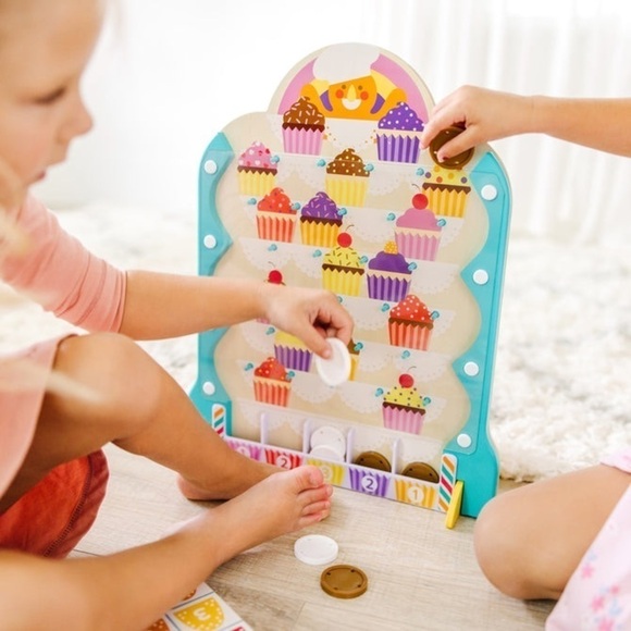 Melissa & Doug Fun at the Fair! Wooden Double-Sided Roulette & Plinko Games NIB - Picture 8 of 8